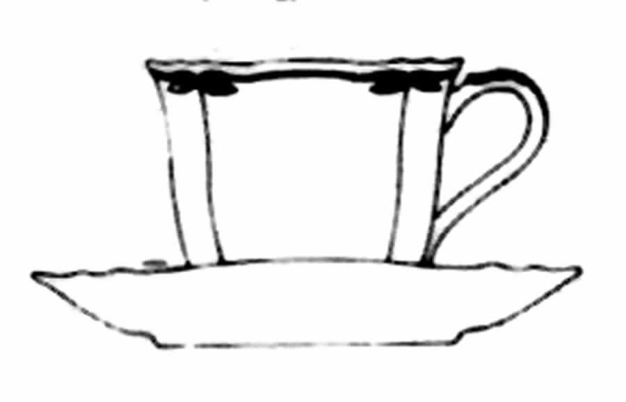 Blue Treasures Flat Cup & Saucer Set by Noritake-1