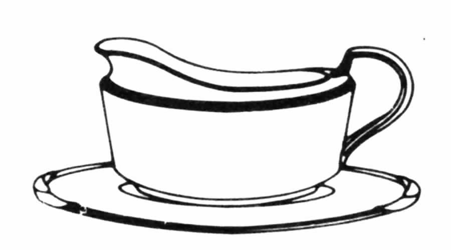 Georgian Gold Gravy Boat & Underplate (Relish/Butter) by Noritake-1