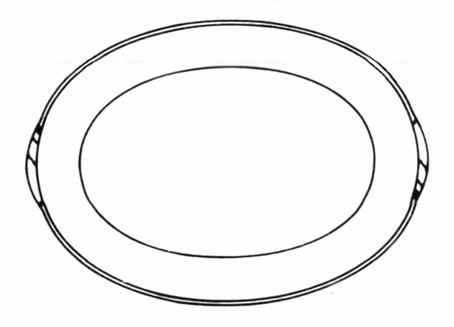 Champagne Pearls 16" Oval Serving Platter by Noritake-1