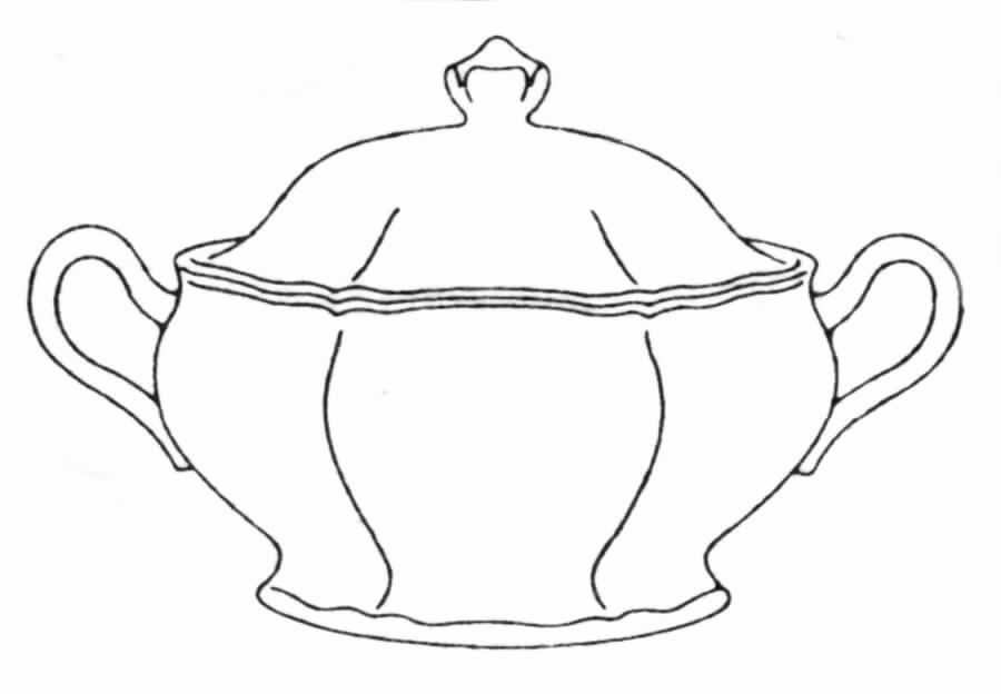 Floral Sonnet Round Covered Vegetable by Noritake-1