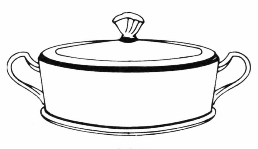 Farentino Round Covered Vegetable by Noritake-1