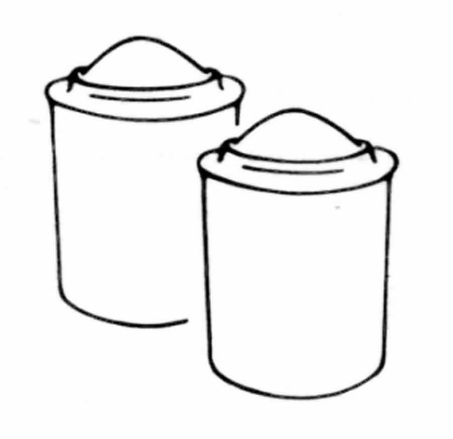 Honeycone Salt & Pepper Set by Noritake-1
