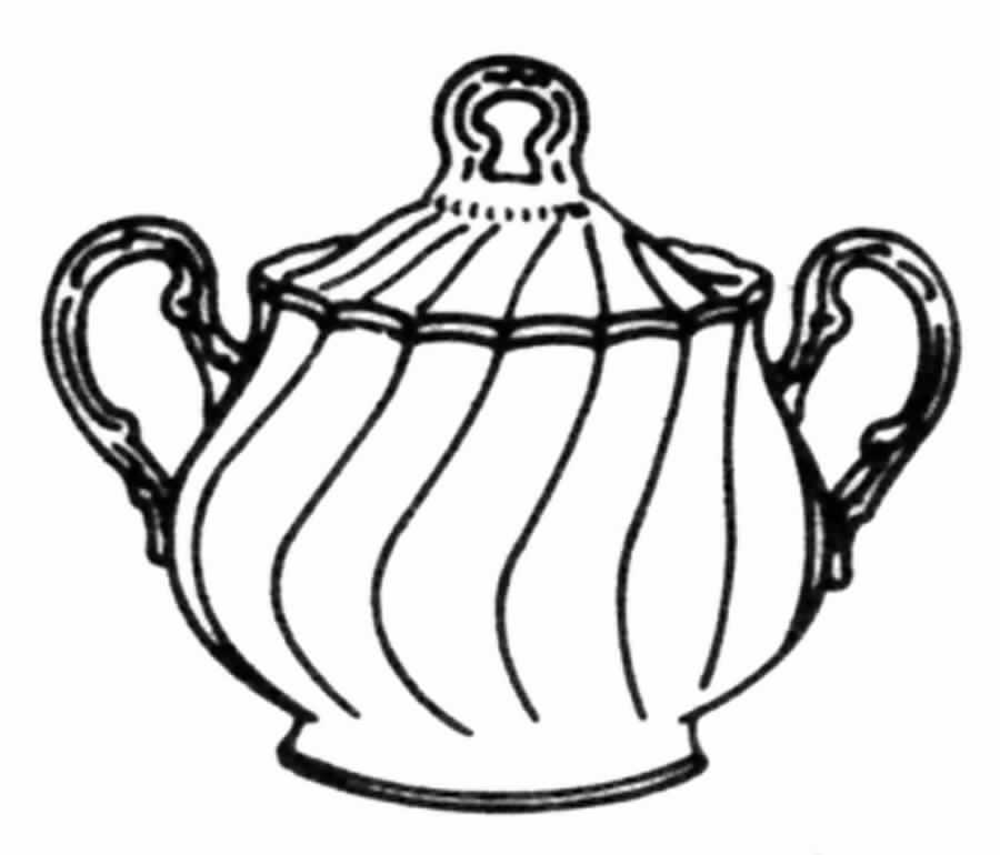 Hollis Sugar Bowl & Lid by Noritake-1