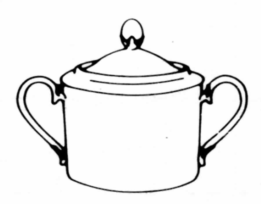 Castillo Sugar Bowl & Lid by Noritake-1