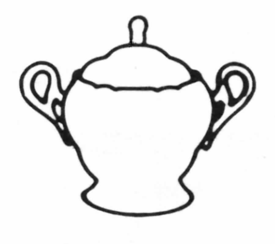 Blue Spring Sugar Bowl & Lid by Noritake-1