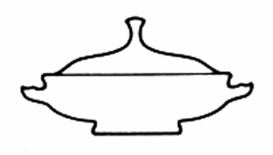 Lowell (Gold Backstamp) Oval Covered Vegetable by Lenox-1
