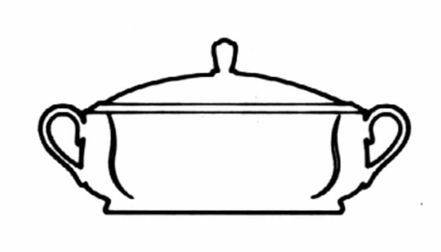Erica (Japan Backstamp Mark) Round Covered Vegetable by Lenox-1
