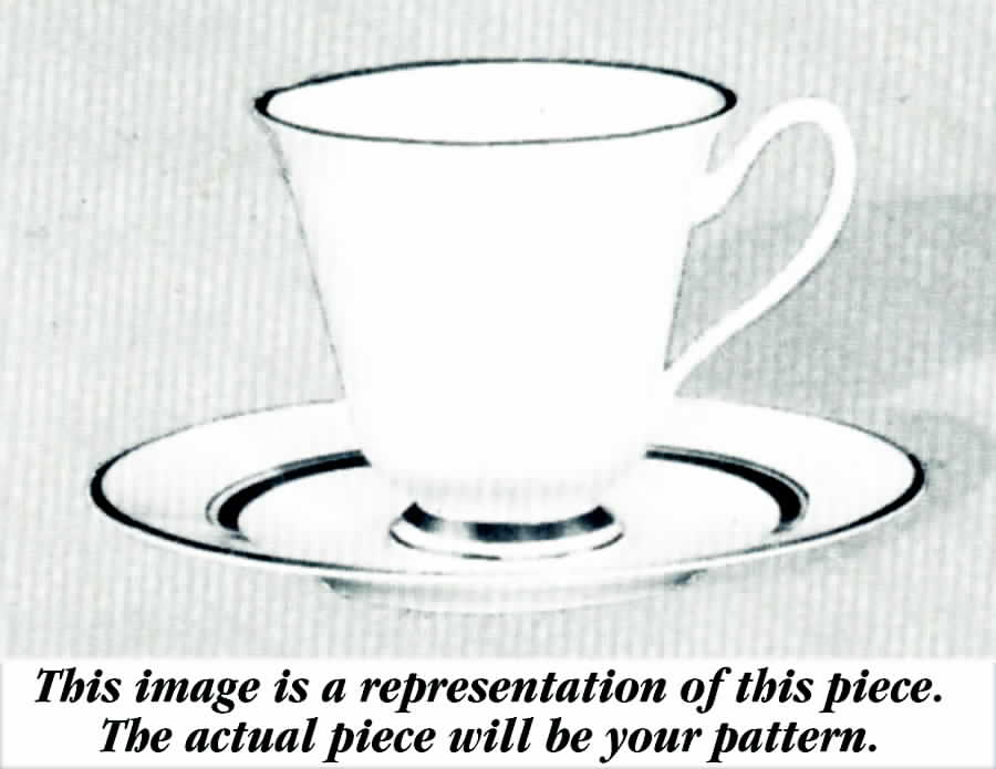 Trellis Footed Cup & Saucer Set by Oxford (Div of Lenox)-1