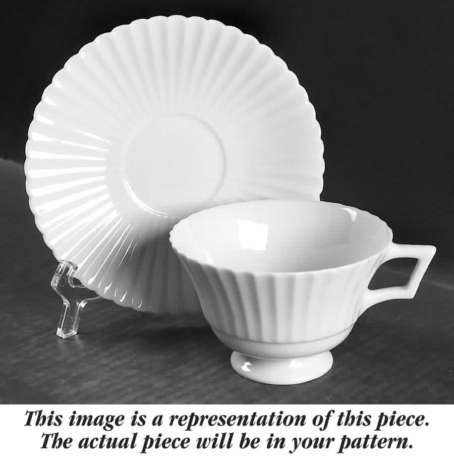Vassar Footed Cup & Saucer Set by Lenox-1