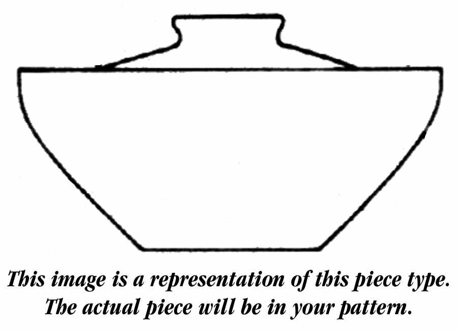 Persian Brocade Round Covered Vegetable by Castleton (USA)-1