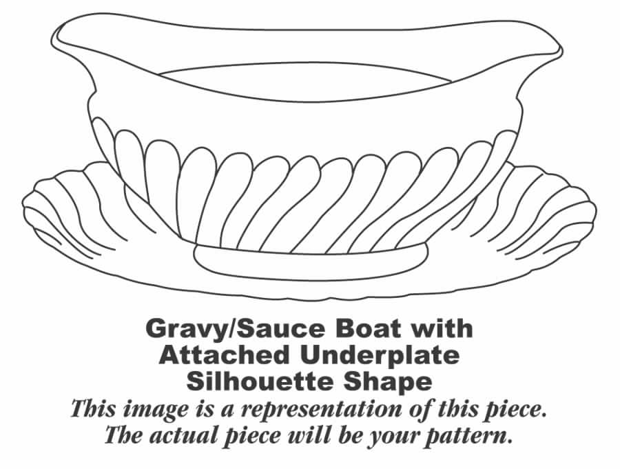 Flirtation Gravy Boat with Attached Underplate by Syracuse-1