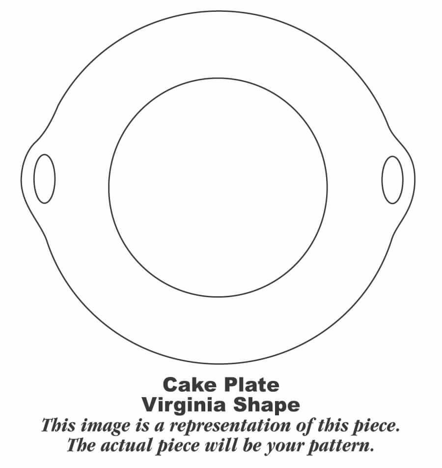 Poppy Handled Cake Plate by Syracuse-1