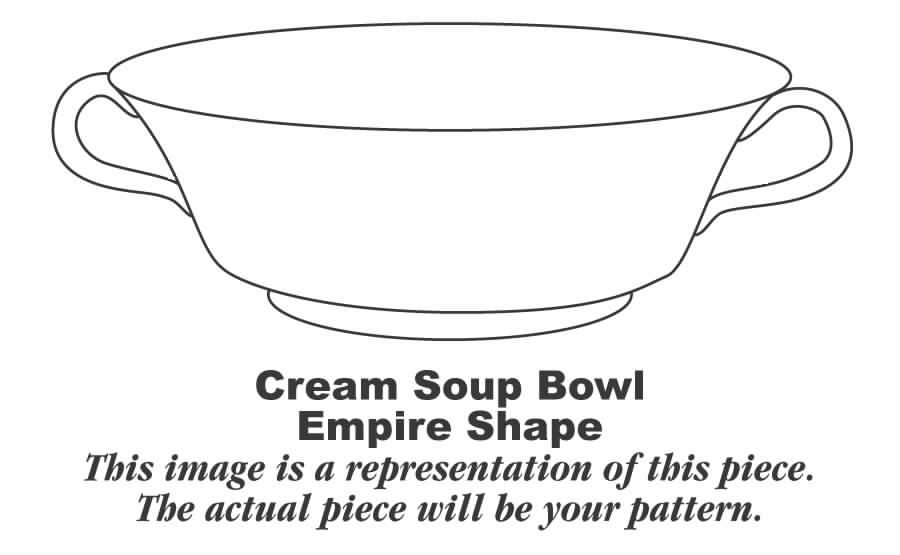 Belmont Footed Cream Soup Bowl & Saucer Set by Syracuse-1