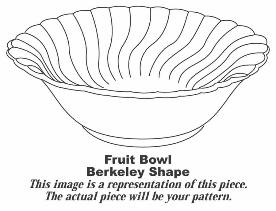 Dawn (Berkeley, Platinum Trim) Fruit/Dessert (Sauce) Bowl by Syracuse-1