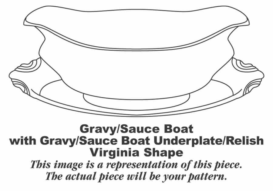 Wayne Maroon Round Gravy Boat/Attached Underplate by Syracuse-1
