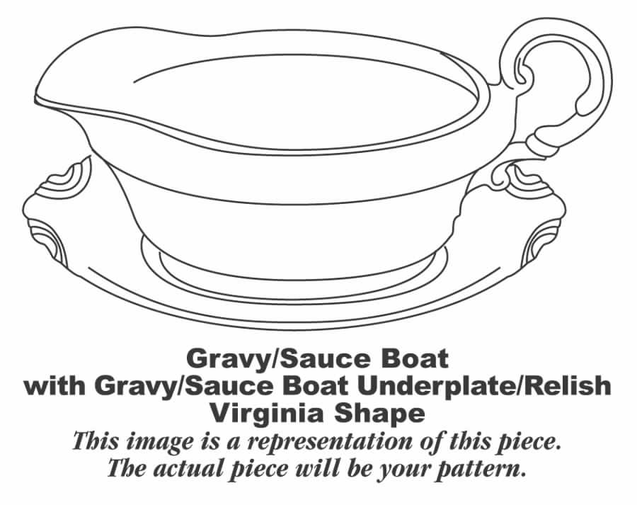 Columbia Gravy Boat & Underplate by Syracuse-1