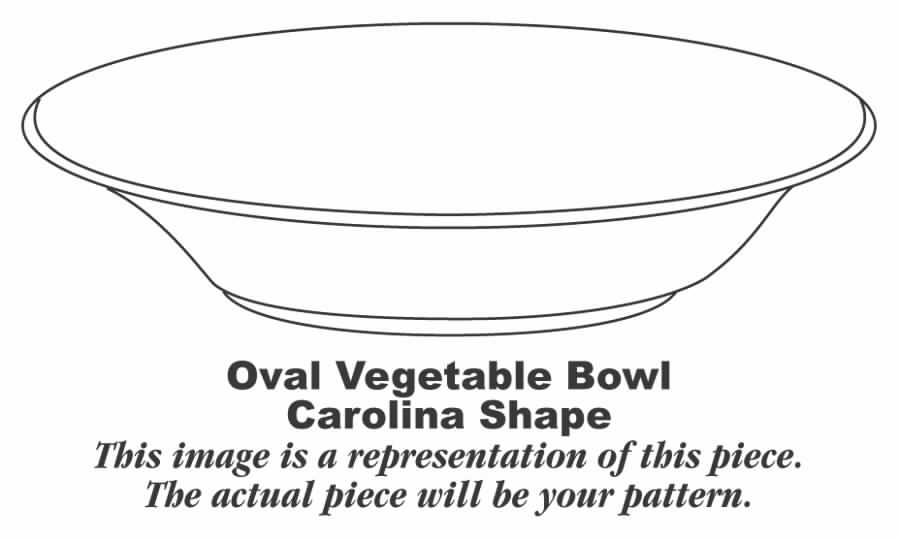 Carolina Undecorated 10" Oval Vegetable Bowl by Syracuse-1