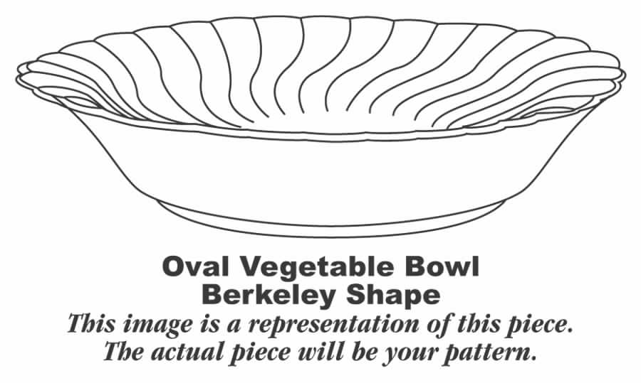 Champlain 8" Oval Vegetable Bowl by Syracuse-1