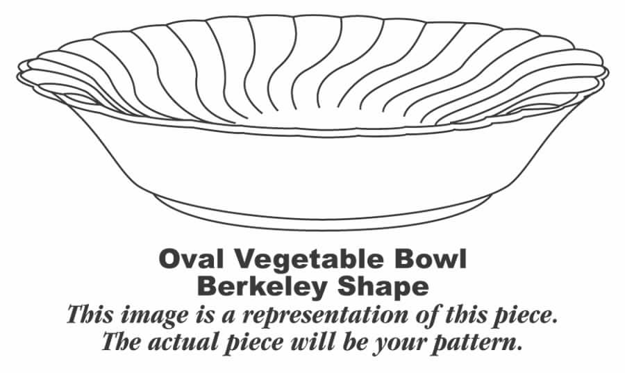 Dawn (Berkeley, No Trim) 9" Oval Vegetable Bowl by Syracuse-1