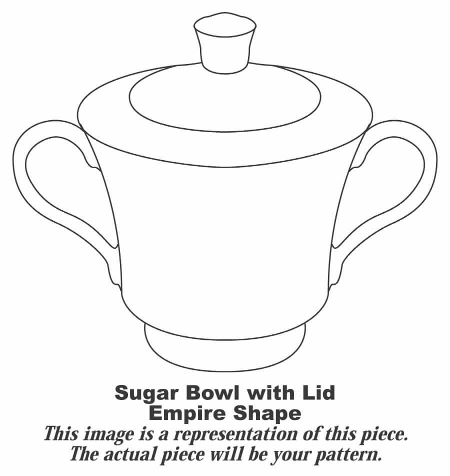 Blue Riviera Sugar Bowl & Lid by Syracuse-1