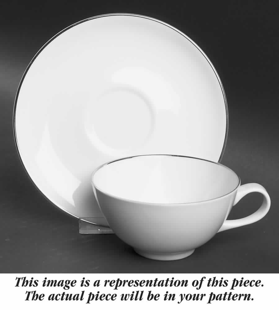 Monterey Flat Cup & Saucer Set by Syracuse-1