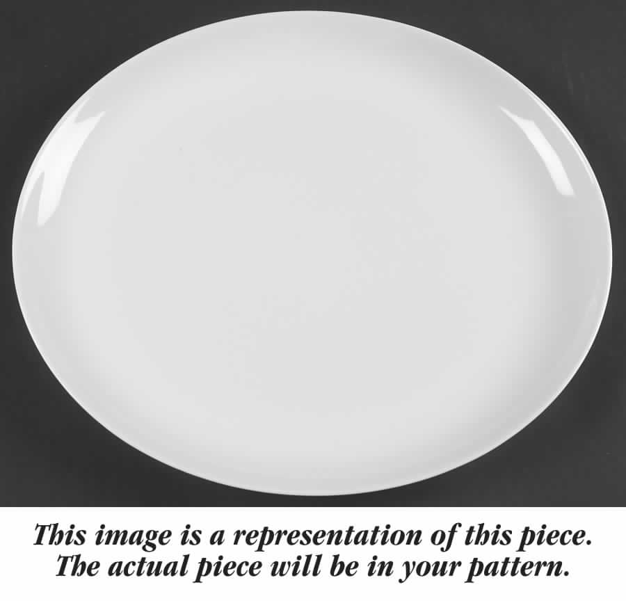 Champagne 12" Oval Serving Platter by Syracuse-1