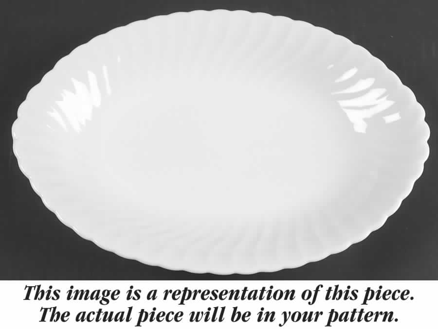 Baroque Maroon 16" Oval Serving Platter by Syracuse-1