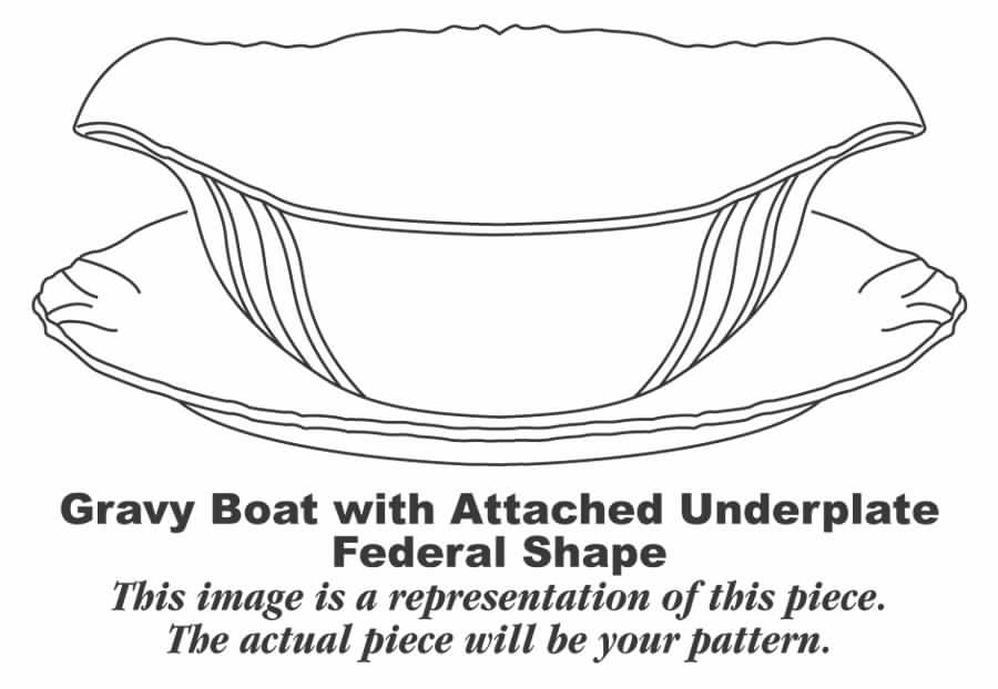 Stansbury Gravy Boat with Attached Underplate by Syracuse-1