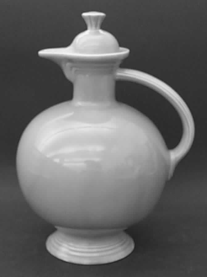 Fiesta Retro Blue Stripe Carafe & Lid by Homer Laughlin -1