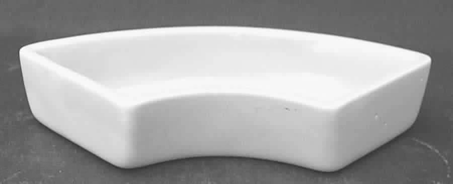 Fiesta Red Stripe Ivory (Older) Side Dish for 6-Piece Relish Set by Homer Laughlin -1