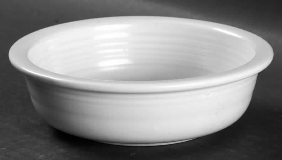 Fiesta Red Stripe Ivory (Older) 5 1/2" Fruit Bowl by Homer Laughlin -1