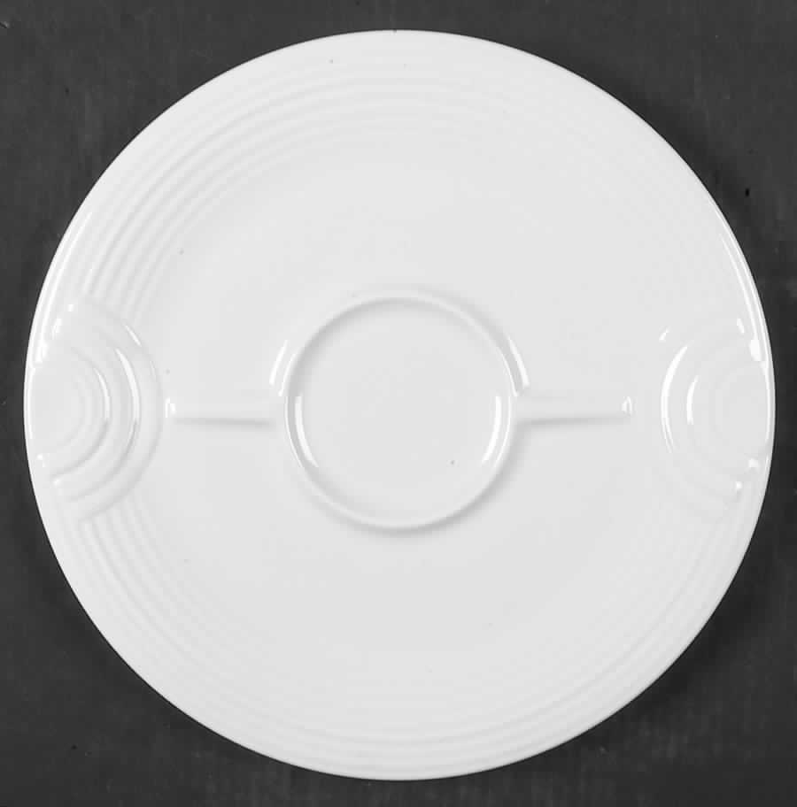 Fiesta Diner Scarlet Hostess Tray for Chip and Dip by Homer Laughlin -1