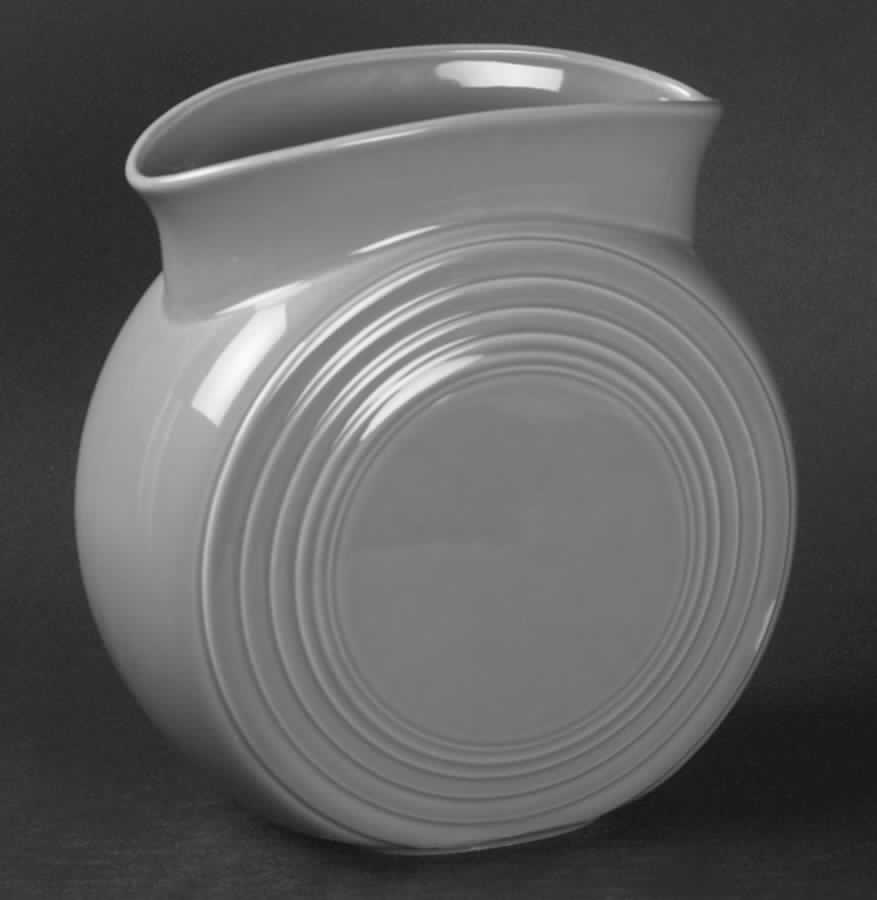 Fiesta Turquoise (Intro 1986) 8" Disk Vase by Homer Laughlin -1