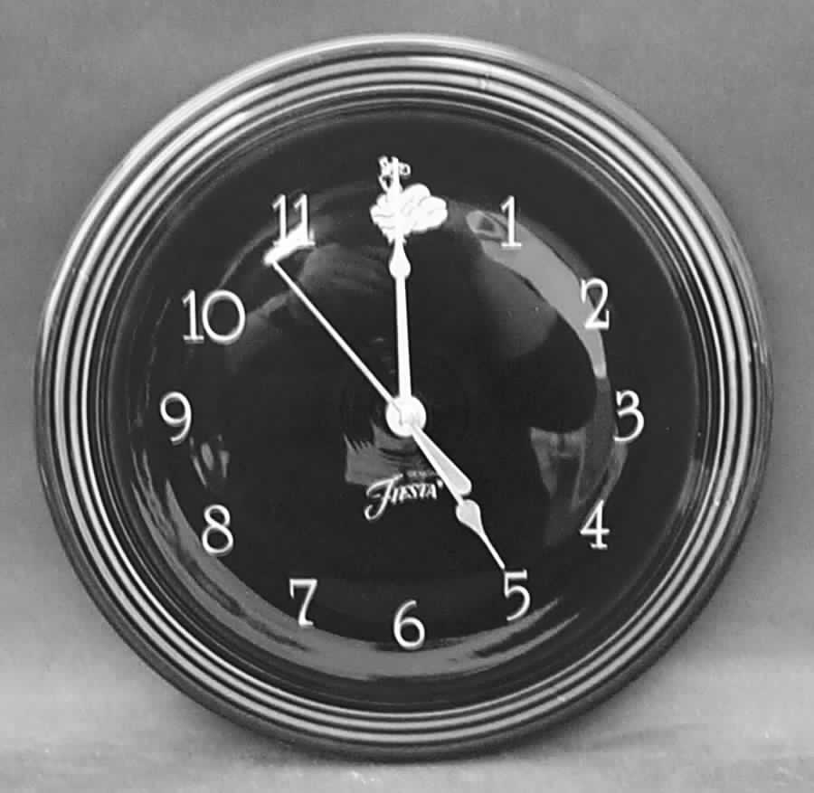 Fiesta Plum (Intro 2001) Clock Plate by Homer Laughlin -1