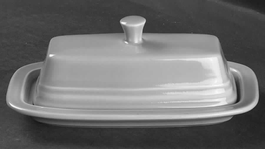 Fiesta Diner Scarlet 1/4 Lb Covered Butter by Homer Laughlin -1