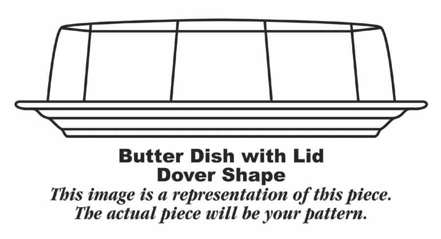 Bayberry 1/4 Lb Covered Butter by Homer Laughlin -1