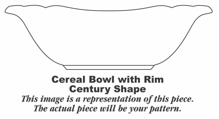 Riviera Cobalt Blue Rim Cereal Bowl by Homer Laughlin -1