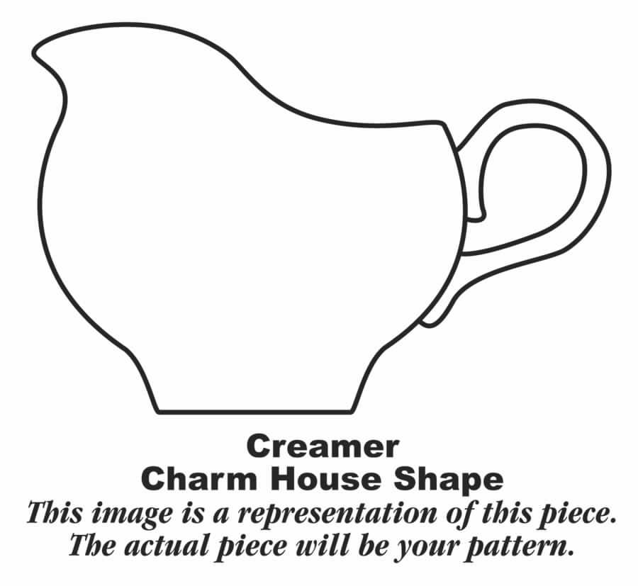 Highland Plaid (Green Brown) Creamer by Homer Laughlin -1