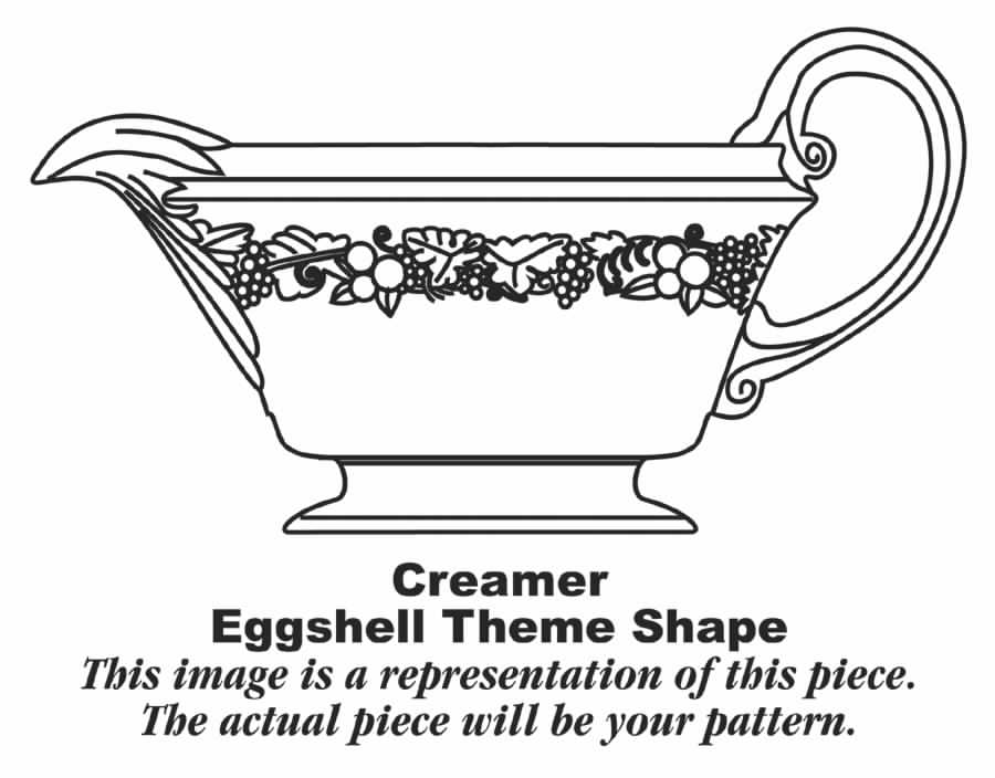Cameo (Theme Shape) Creamer by Homer Laughlin -1