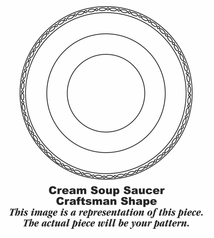 Gobelin Saucer for Cream Soup Bowl by Homer Laughlin -1