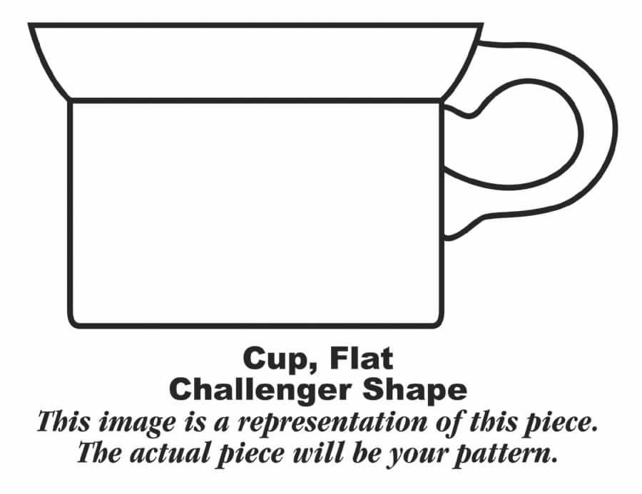 Splatter Blue Flat Cup by Homer Laughlin -1