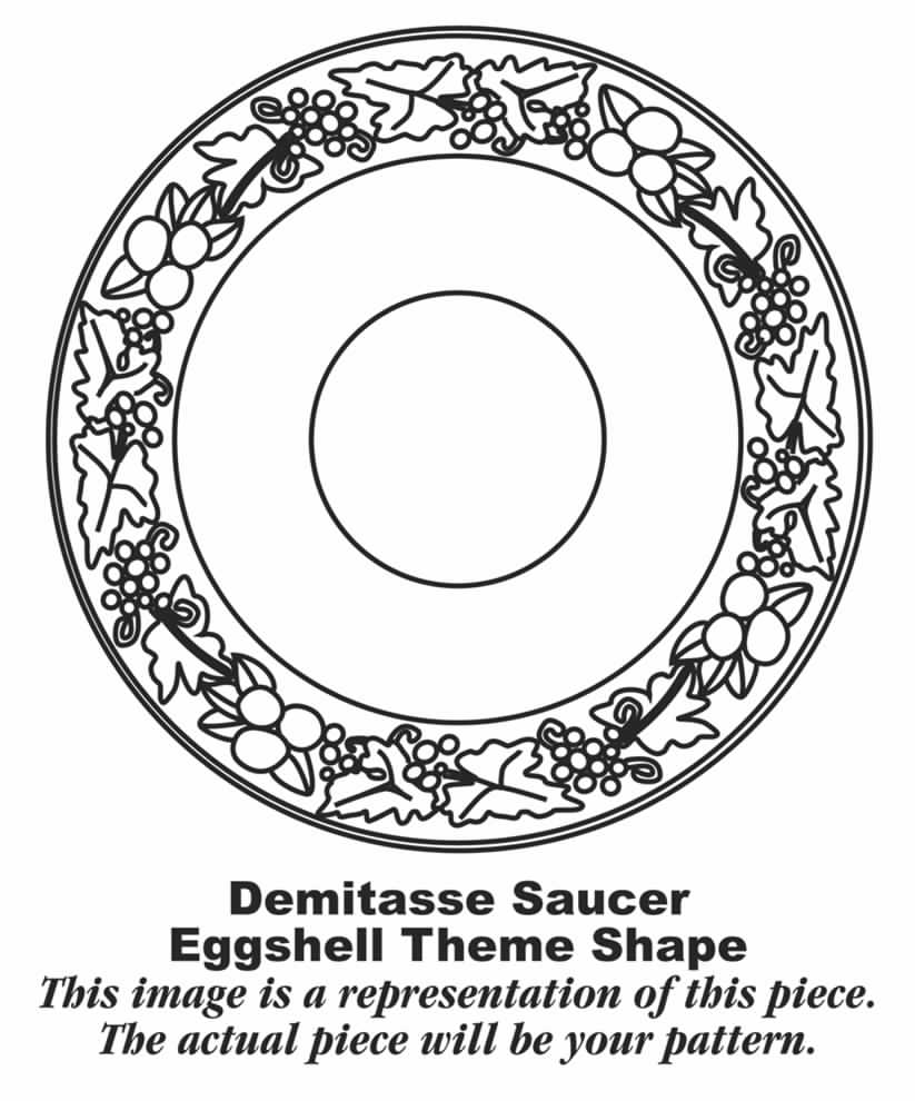 TH11 Saucer for Demitasse Cup by Homer Laughlin -1