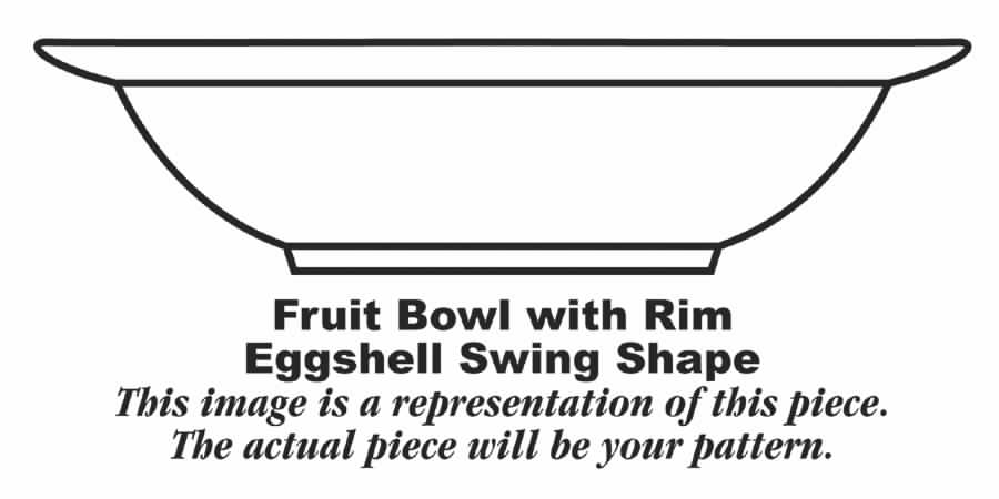 HLC894 Rim Fruit/Dessert (Sauce) Bowl by Homer Laughlin -1