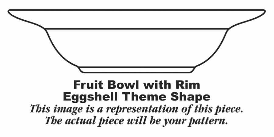 Surrey Rim Fruit/Dessert (Sauce) Bowl by Homer Laughlin -1
