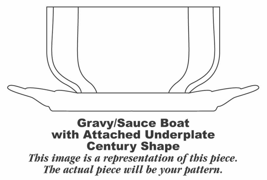 Riviera Green Gravy Boat with Attached Underplate by Homer Laughlin -1