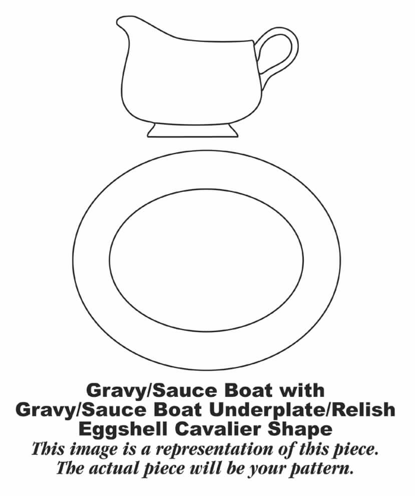 Dianne Gravy Boat & Underplate/Relish by Homer Laughlin -1