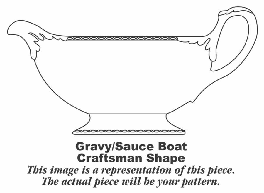 Gobelin Gravy Boat by Homer Laughlin -1