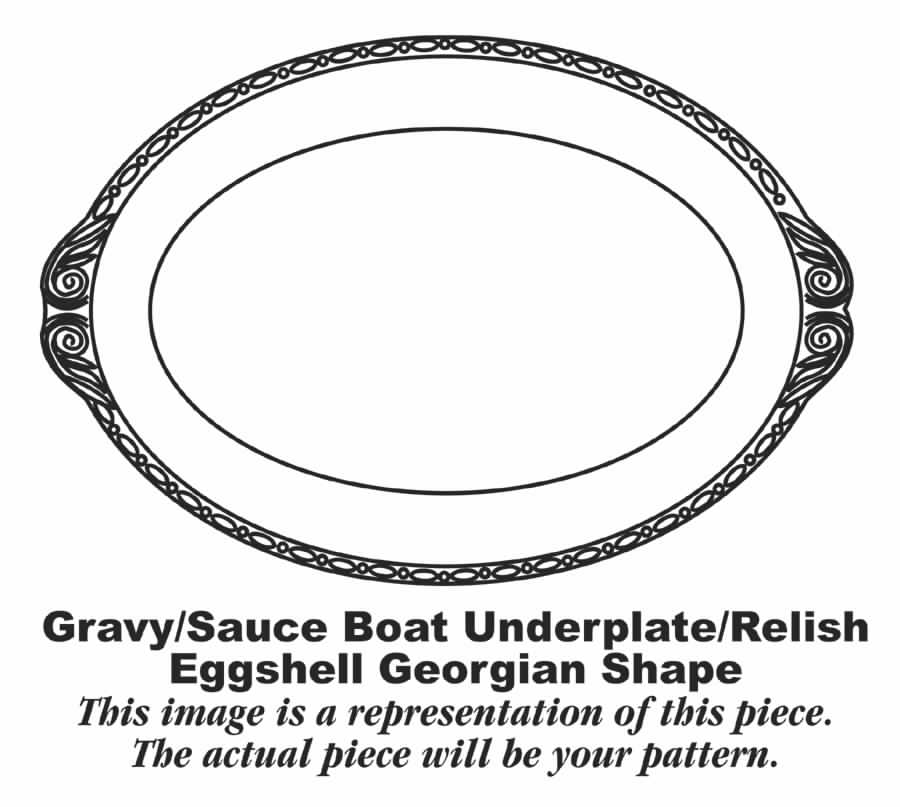 Roselane Underplate for Gravy Boat by Homer Laughlin -1