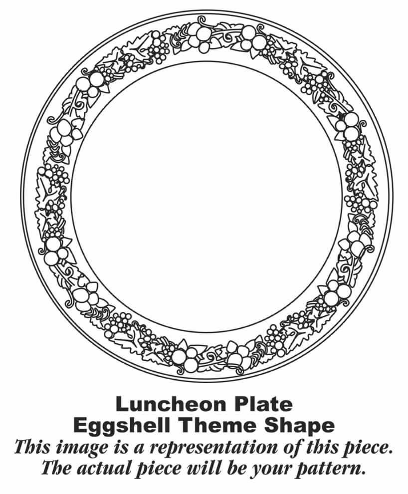 Surrey Luncheon Plate by Homer Laughlin -1