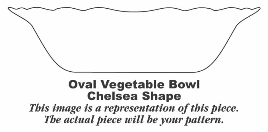 CH31 9" Oval Vegetable Bowl by Homer Laughlin -1